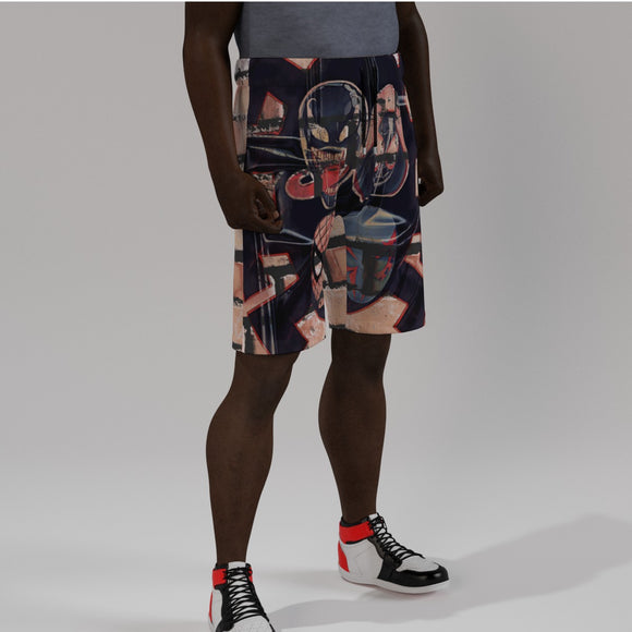 Masked Realms Beach Shorts