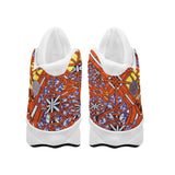 Vibrant Mosaic High-Top Sneakers