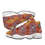 Vibrant Mosaic High-Top Sneakers